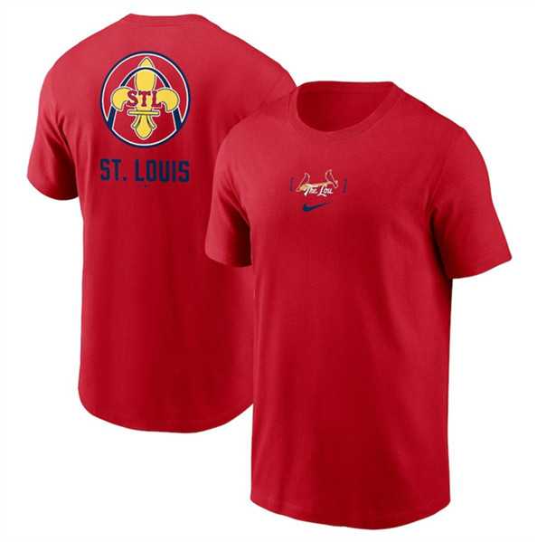 Men's St. Louis Cardinals Red 2024 City Connect T-Shirt,We sell and wholesale Men's St. Louis Cardinals Red 2024 City Connect T-Shirt on line form chian!